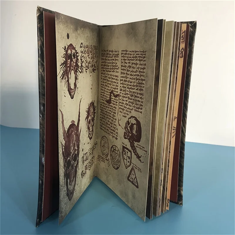 Necronomicon Dark Magic Book Demon Evil Dead Summon Book Altar Ceremony Prop Collection Living Room Desktop Decoration
