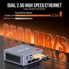GMKtec K6 Mini PC AMD R7-7840HS 8C/16T 16GB DDR5 512GB PCIe 4.0 SSD Mini Desktop Computer Window 11 Pro WiFi 6E/BT5.2 Type-C 3