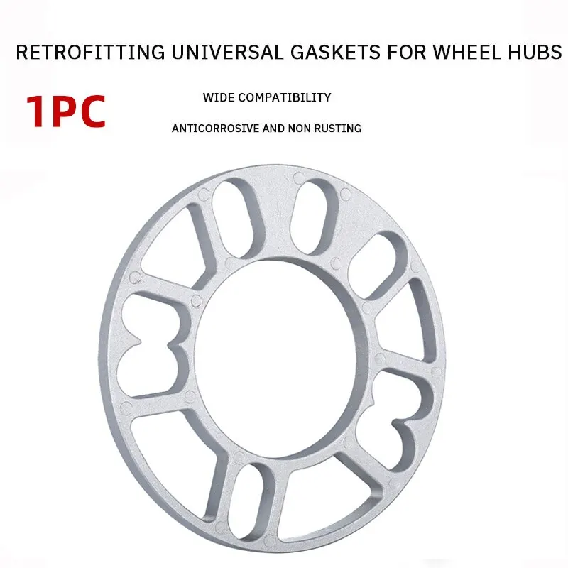 Hub Gasket 1PC Modified Hub Gasket Sturdy and Durable General Purpose Modified Widened Hub ET Adjustment Gasket Flange 3mm