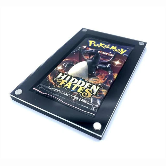 Black frame Booster packs display Case holder Booster box closure