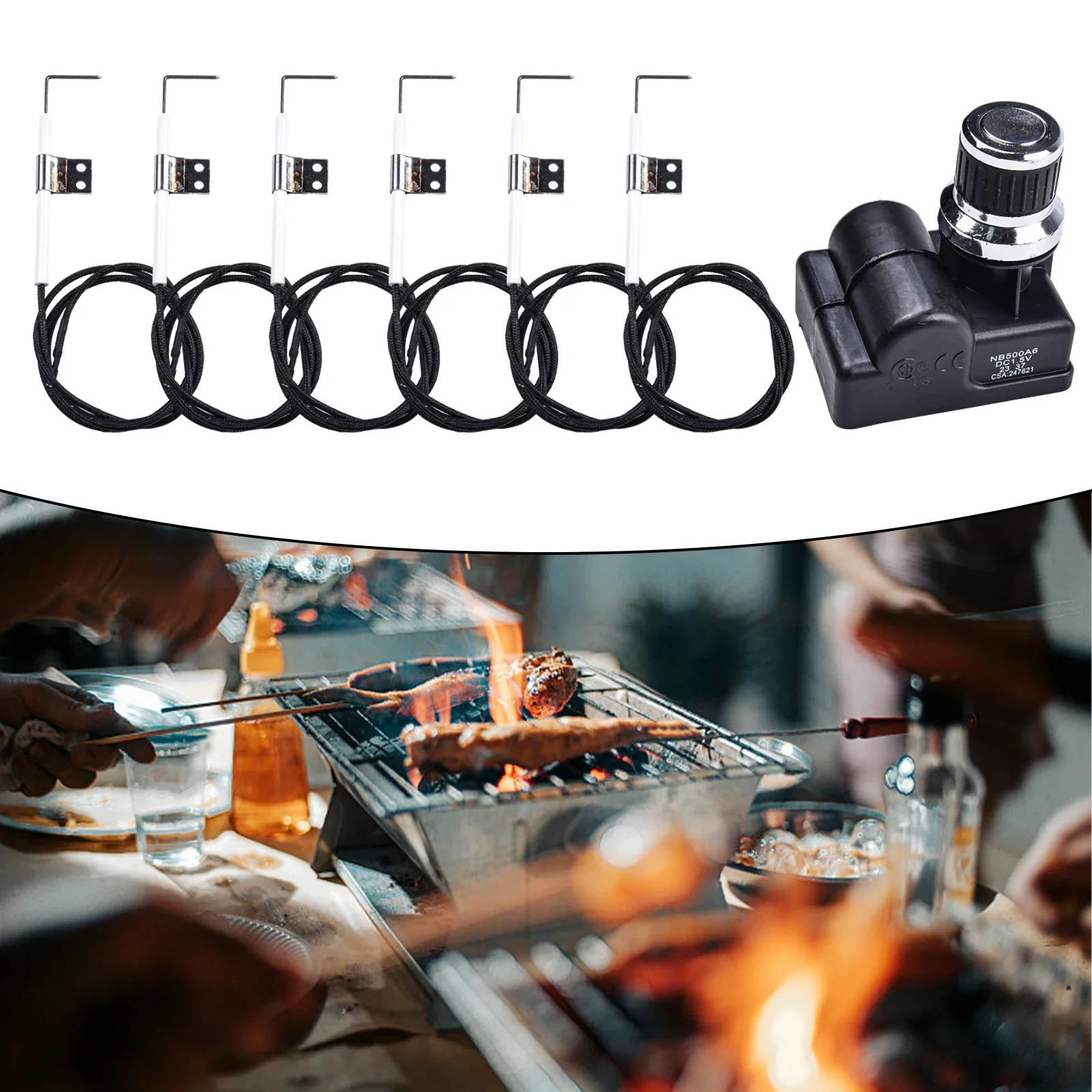 Easy to Install Ignition Kit for Nexgrill Gas Grills 720 0888N 720 0888S 0882A 0896B 0896E 0898