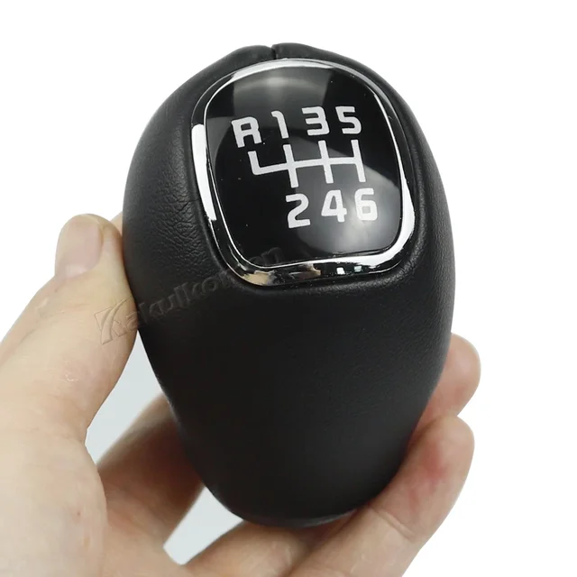 Leder Schaltknauf Für Kia Sportage & Rio - Ergonomischer Griff, Schwarzes Design