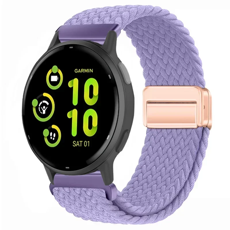 Enhanced Nylon Strap with Adjustable Magnetic Wristband, Available in 20mm and 22mm Sizes