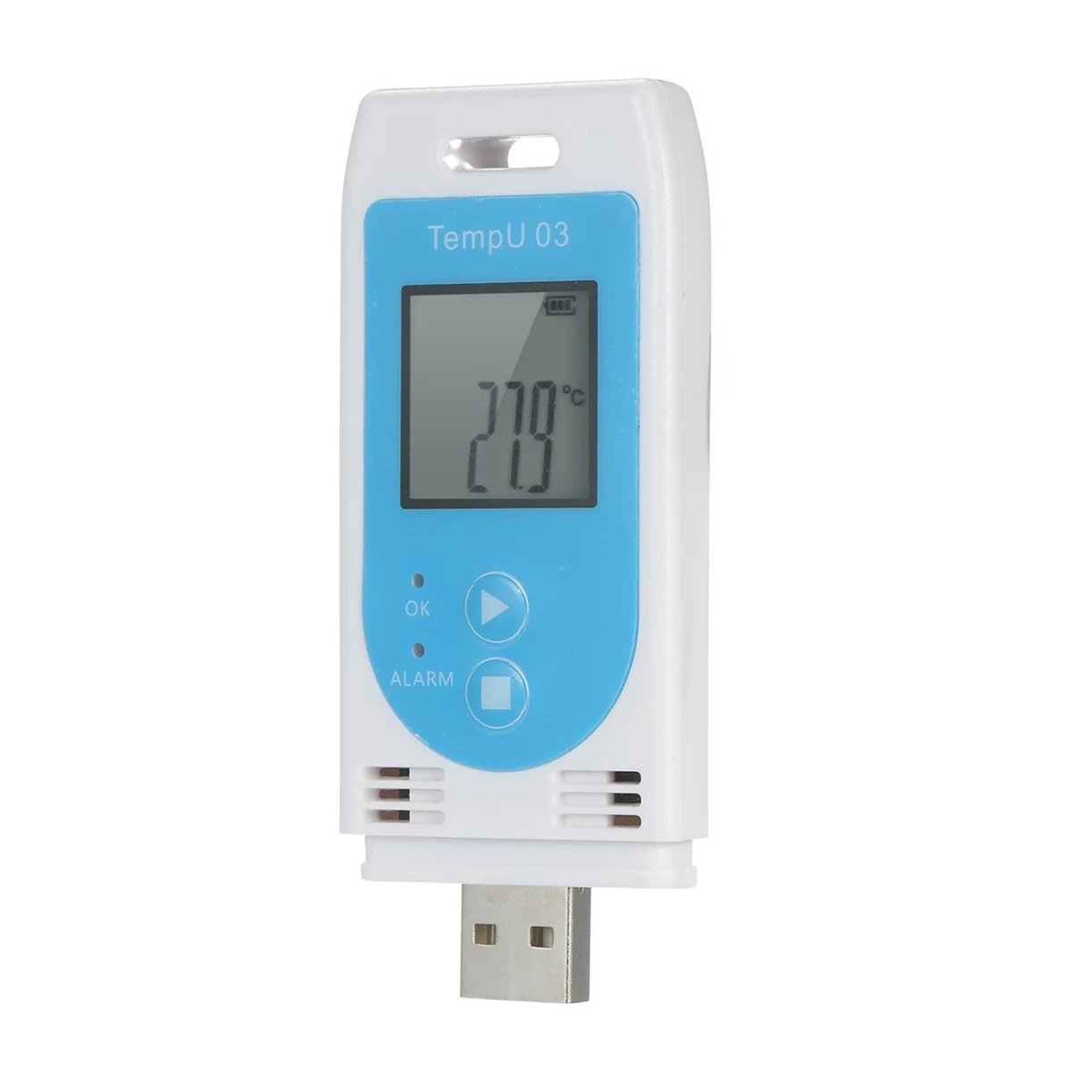 Temperature Humidity Meter TempU 03 USB Temperature Humidity Data Logger Reusable RH TEMP Datalogger Recorder Humiture Recording Meter