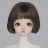 30cm Doll Wig Bangs Ponytail Curly Soft Mohair Wig Suitable for1/6BJD Doll Wig Toy Accessories 6-7 Inches Hair 6