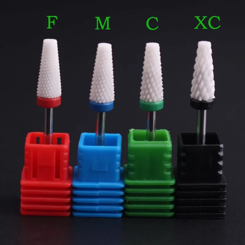 1pc Electric Manicur Accessories Ceramic Bit Nail Toe Buffing Files