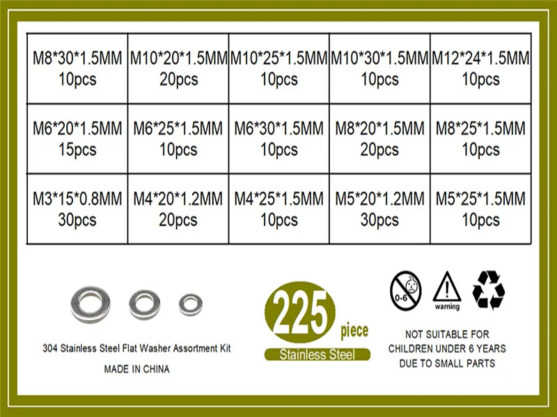 Kit 684 Rondelle Piatte In Acciaio - Assortimento M2 A M12 Per Fai Da Te E Riparazioni - Foto 2
