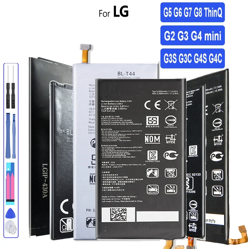 

BL-42D1F Battery for LG G5 G6 G7 G8 ThinQ/G2 G3 G4 mini G3S G3C G4S G4C H850 H820 H830 H831 H840 H868 H860 LS992 US992 BL 42DIF