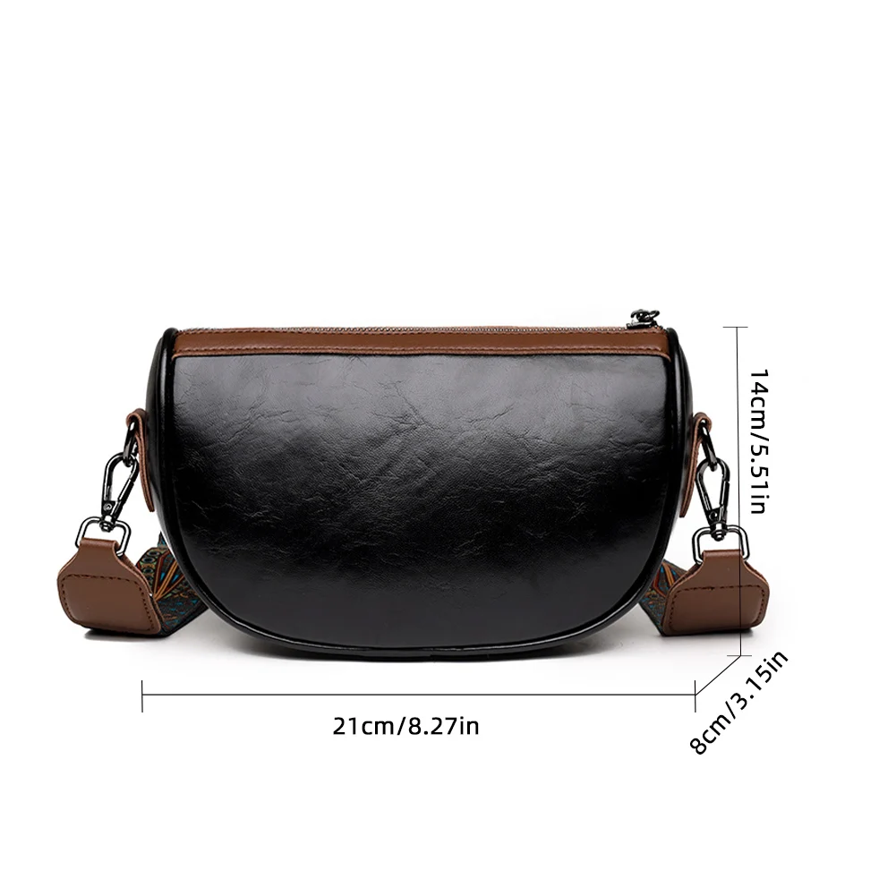Luxury Designer Oil Wax Genuine Leather Ladies Handbags Fashion Women Shoulder Bags Vintage Solid Leather Female