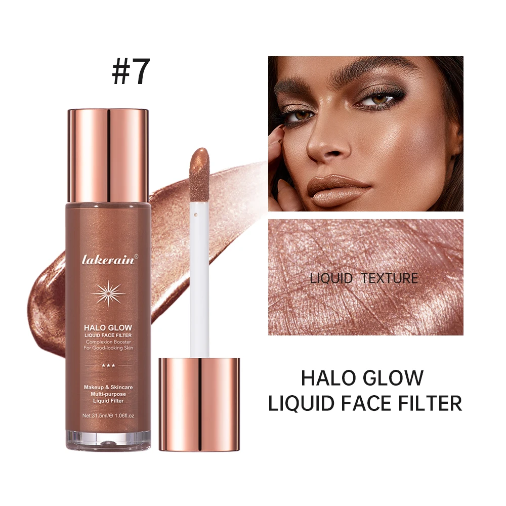 Radiant Glow Liquid Highlighter & Face Contour Shimmer Booster