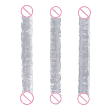 Long Dick Double Glans Penis Dildo Lesbian Female Masturbation Device for Adult Sex Toy Anal Vagina 3