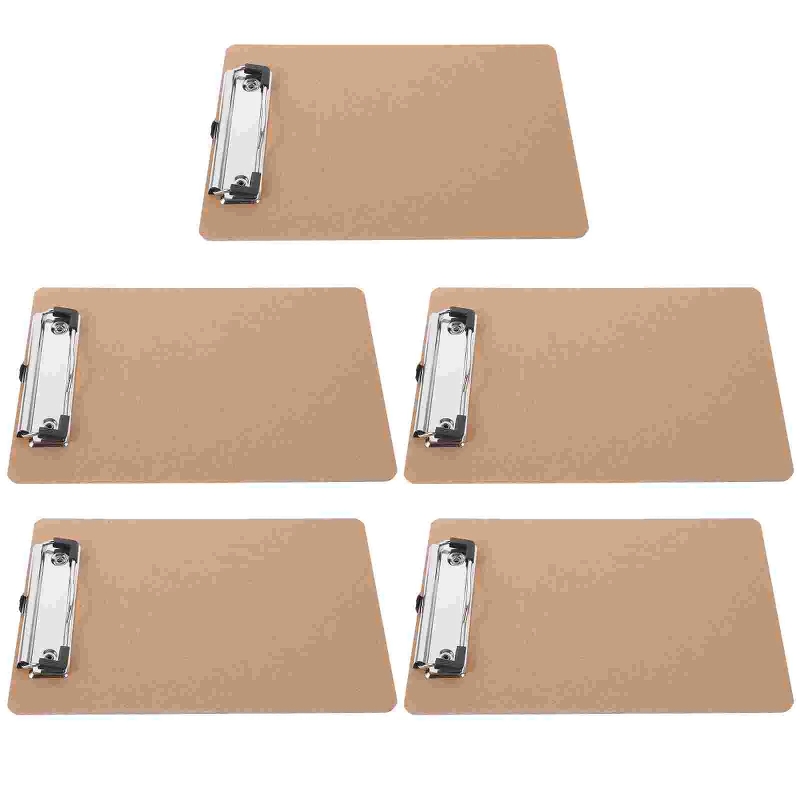

5pcs Portable Conference Clipboard Office Writing Board Office Desk Document Clip Board