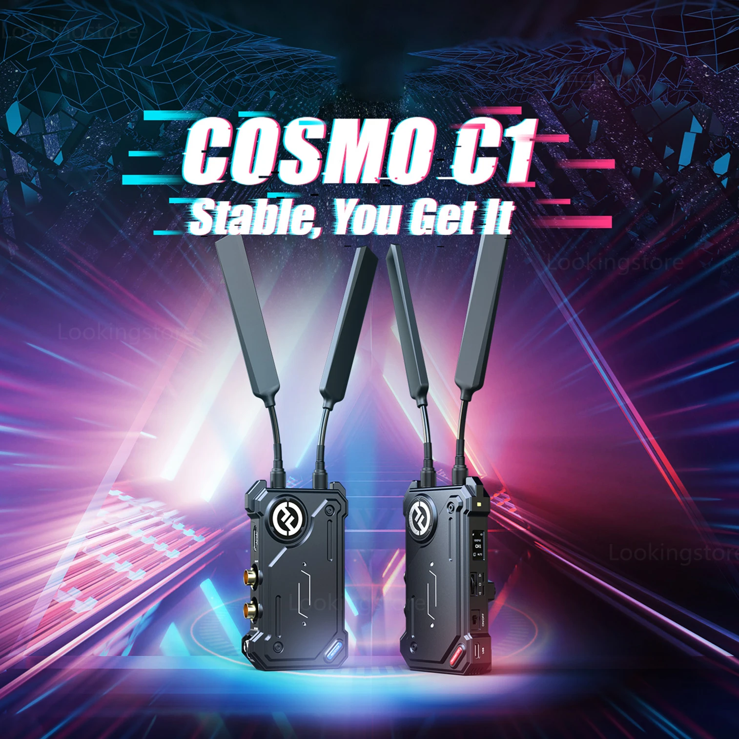 Hollyland COSMO C1 FILES Wireless Video Transmission System HD Image Transmitter Receiver SDI 1080P for Photography
