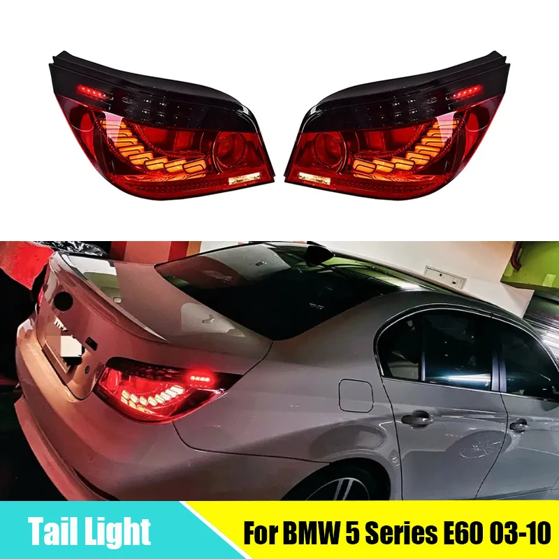 

OLED Tail Light For BMW 5 Series E60 2003-2010 LED Running Dynamic Arrow Signal Brake Reversing Tail Lamp Assembly