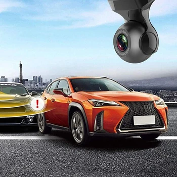 Mini Dash Cam 1080P HD Telecamera per Auto con WiFi Integrato Visione Notturna Registratore Video di Guida per Veicoli