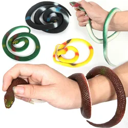 Brinquedos de brincadeira mole engraçado horror complicado brinquedo assustador simulação de borracha macia cobra de borracha macia cobra de borracha falsa cobra