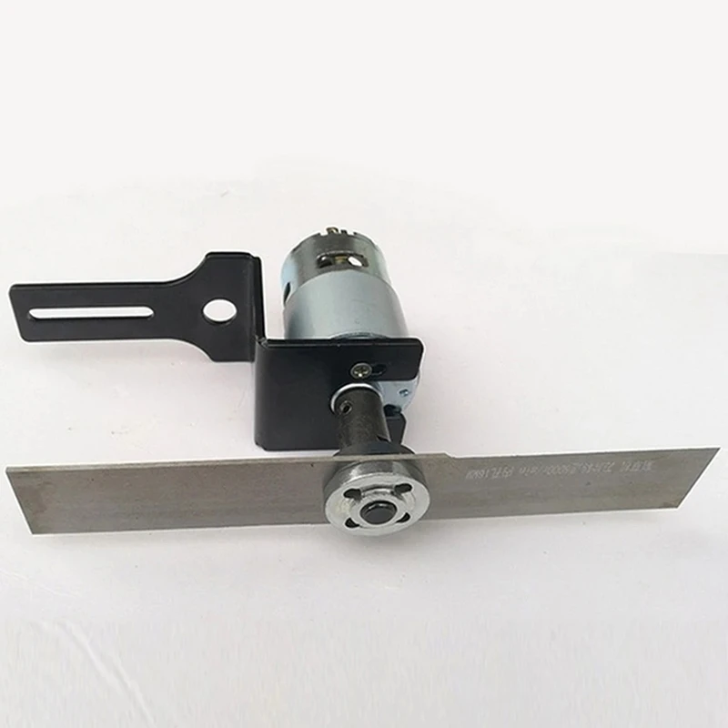 A78U-3X DIY Lawn Mower Set DC 12V 775 Motor Manganese Steel Blade Garden Moving Tools Mini Tool Grass Cutting Machine
