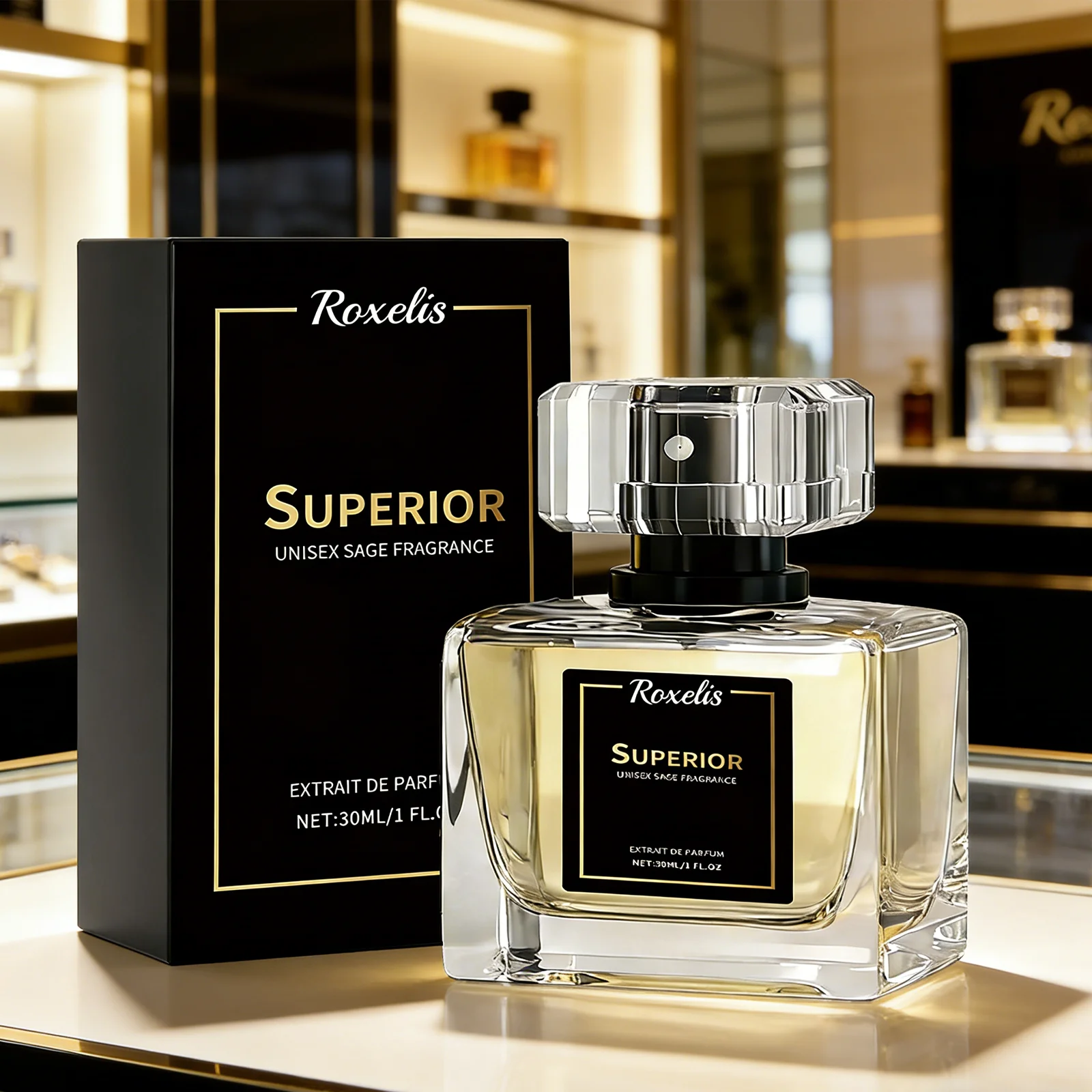 Roxelis 30ml Fragranza alla salvia, profumo naturale a lunga durata, aroma delicato ed elegante, ideale per gli spostamenti quotidiani e gli appuntamenti._voghion.com