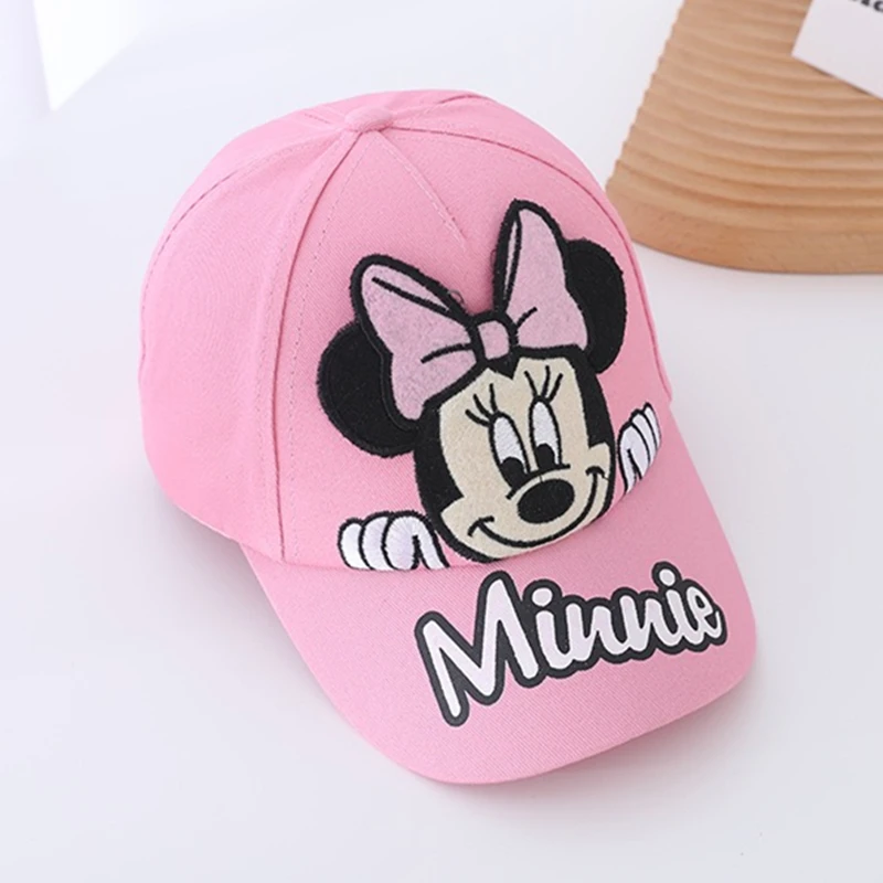 Children's Minnie Cap Cartoon Kids Baseball Cap Girls 3D Style Hat baseball cap baby sun hat