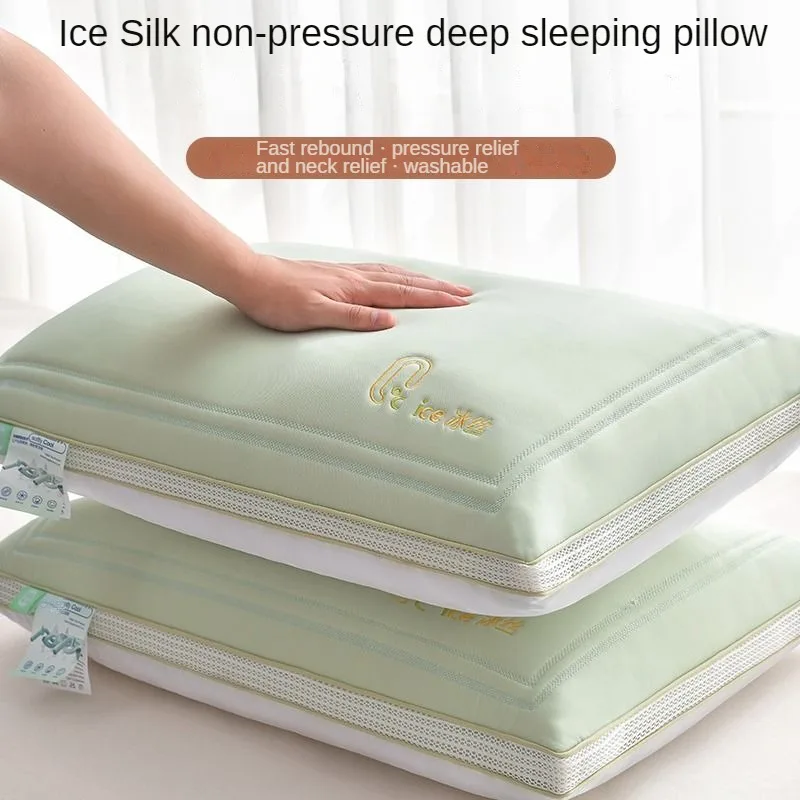 일본 기숙사 항균 목 여행 침대 베개, 시원함, 학생용 수면 베개, 여름 바디 베개