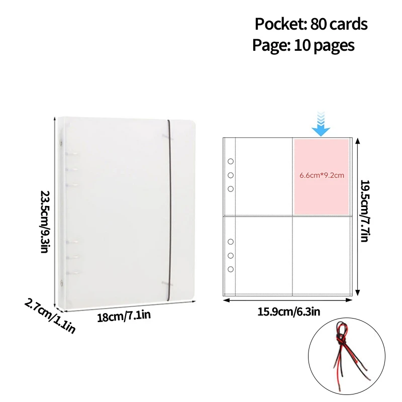 Kpop Photocard Binder Album - Heart Design Stationery & Birthday Gift
