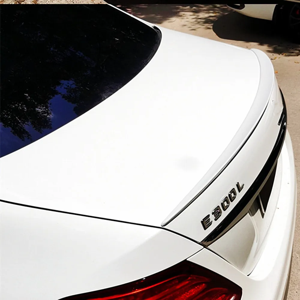 메르세데스 벤츠 E 클래스 W213, E200, E260, E300, 4 문짝 세단 2016-2022, 리어 트렁크 리드, 부츠 덕테일 스포일러 윙, 자동차 액세서리