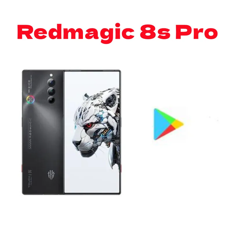 Nubia Redmagic 8s Pro 5G 6.8 인치, 120Hz AMOLED 최신 버전, 스냅드래곤 8 Gen 2 옥타 코어, 65W 고속 충전, 6000mAh