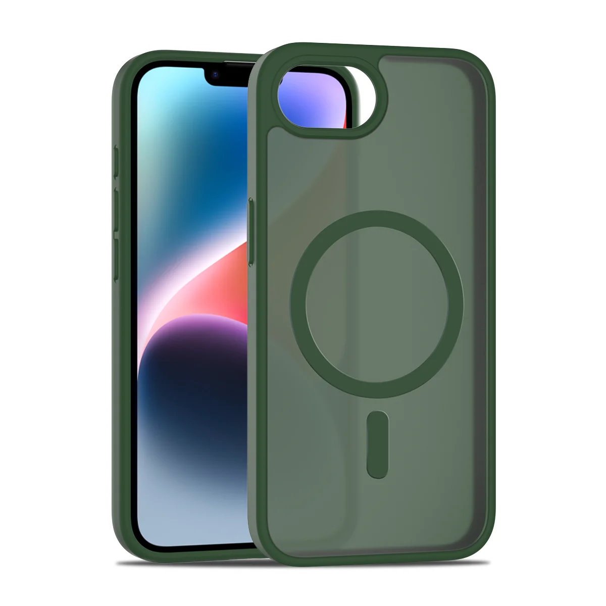 Universal Matte MagSafe-Compatible Phone Case