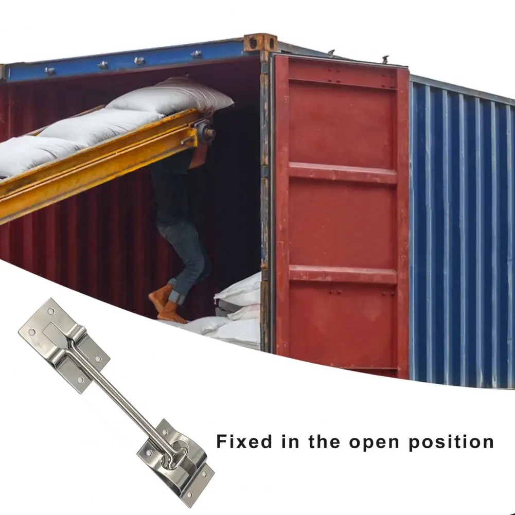 Door Latch Trailer 6 Inch Stainless Steel T-Style Easy Installation Rust-Free Durable Corrosion-resistant Trailer Door Lock