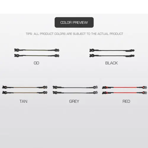 2Pcs/set Tactical MOLLE Gear Organize Elastic Cord Multi-purpose Fixing Elastic Rope Outdoor Tools Hunting Camping Accessories - Image 5