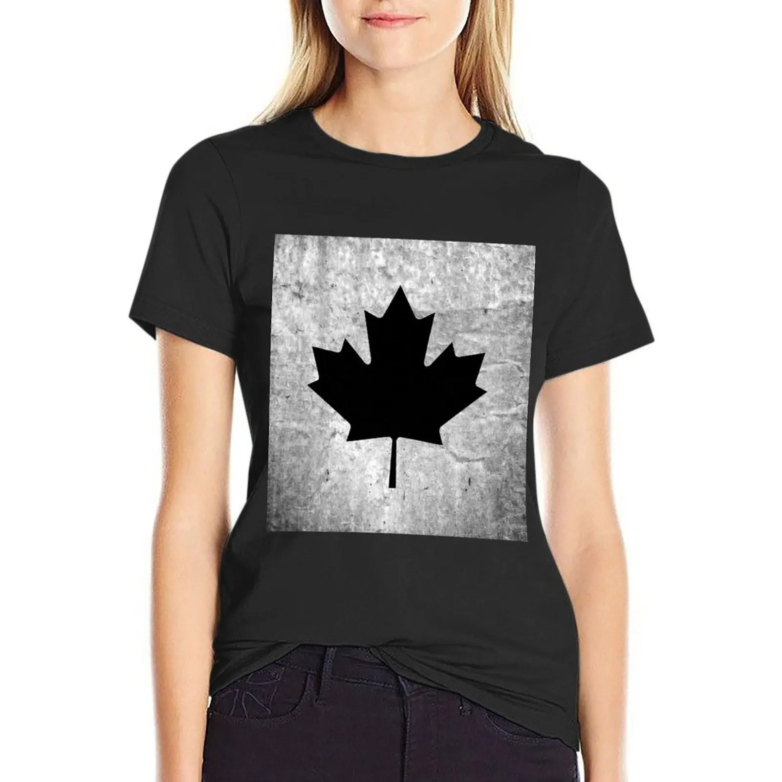 

Canada T-Shirt Aesthetic clothing vintage clothes plus size t shirts for Women loose fit