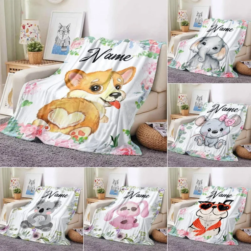 

Custom Blanket Custom Name Blanket Kids Girl Boy Blankets Flannel Fleece Throw Blanket Personalized Family Friends Blanket Gifts