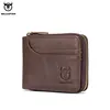 BULLCAPTAIN RFID New Men's Wallet Leather Coin Purse Designer Brand Wallet Clutch Leather Wallet Men's Wallet Card Holder 1