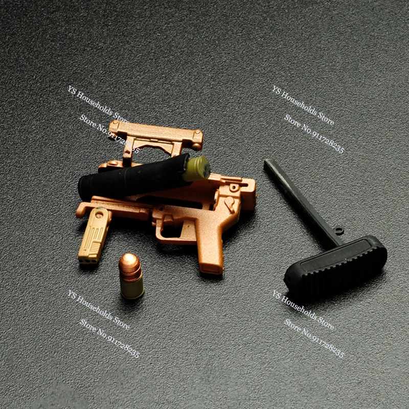 Mezco Toys 2 색 M320 1/12 남자 군인 특수 부대 무기 모델 장난감 검은 모래 6 그림에 대한 간단한 조직 액세서리