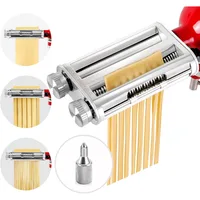 Pasta Maker for Kitchenaid Attachments，3 in 1 Stainless Steel Pasta Attachment for Kitchenaid Stand Mixer, Included Pasta Roller 1
