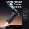 New 180000RPM Mini Turbo Jet Fan Electric Air Duster Adjustable wind speed Turbo Violent Blower Rechargeable &Light Car Cleaning 2