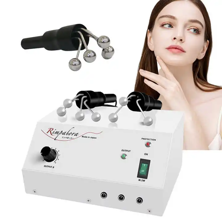 Facial Massage V-shape Rf Face Lifting Skin Tightening Micro-current Magic Ball Beauty Massage Machine