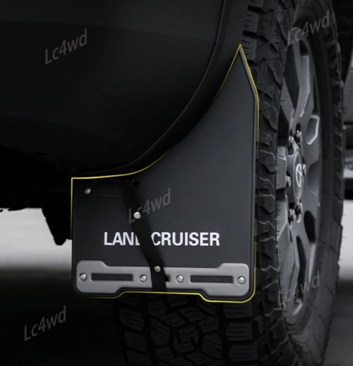 LC4WD 4x4 외부 악세사리 머드 플랩 가드 앞뒤 4개 머드가드 펜더 (토요타 랜드크루저 LC250 2023-2026용)