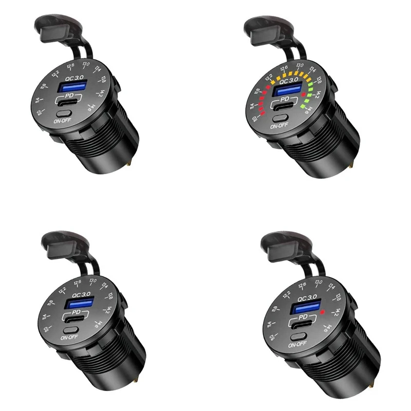   USB   , а  ġ , , UTV, RV, PD  QC3.0, 12V, 24V