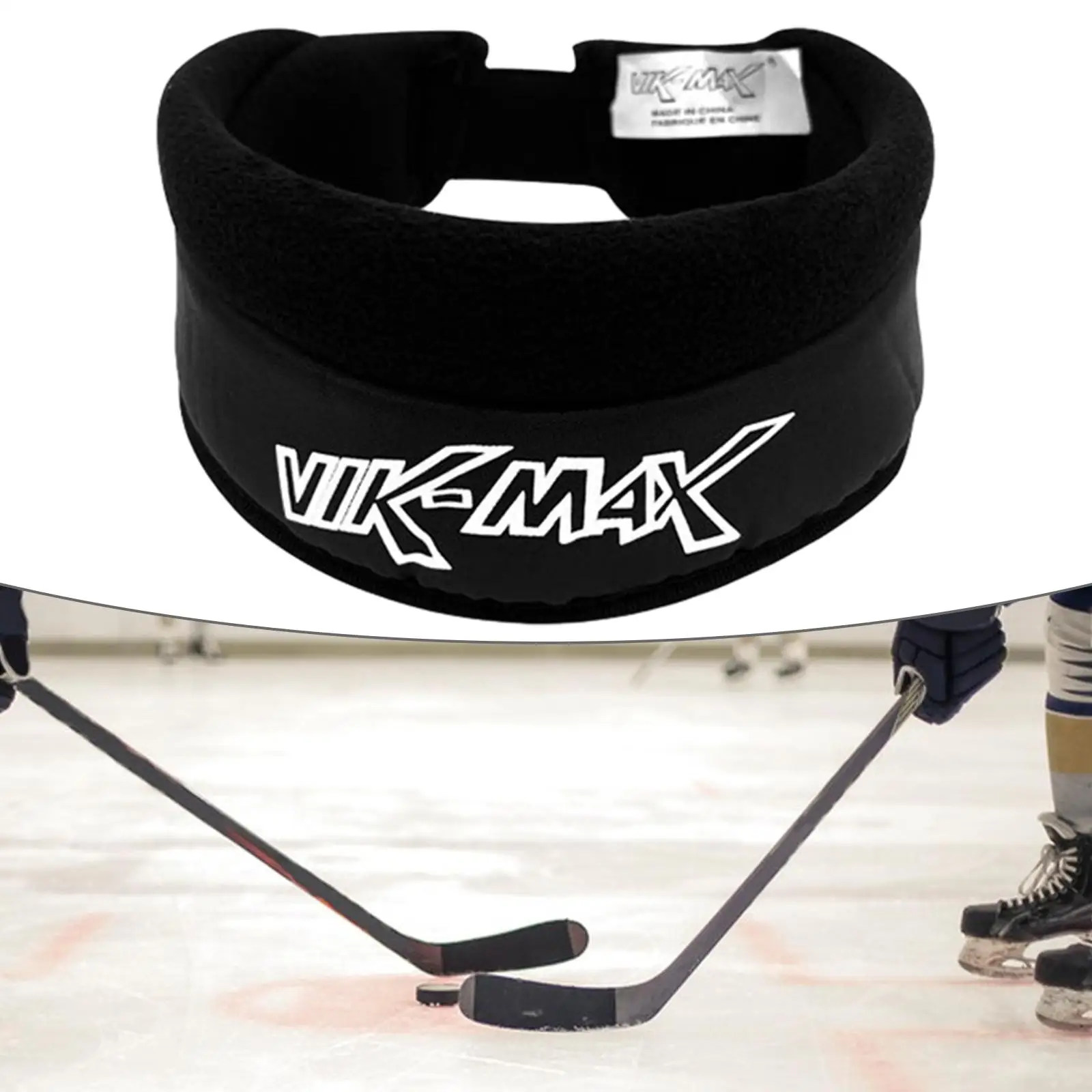 Hockey Neck Guard Scratch Resistant Universal Collar Protection Durable Collar for Junior Senior Teens Men Women Outdoor Sports