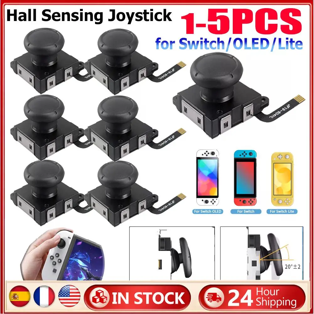 Metal Plastic Hall Sensing Joystick for Switch Replacement