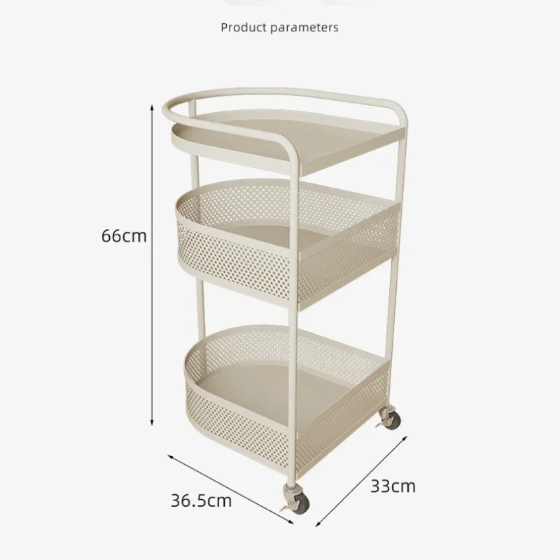 Mobile Trolley Storage Rack Living Room Home Book Snack Storage and Organization Multiple Layers Trolley Organizer Cart 트롤리 카트