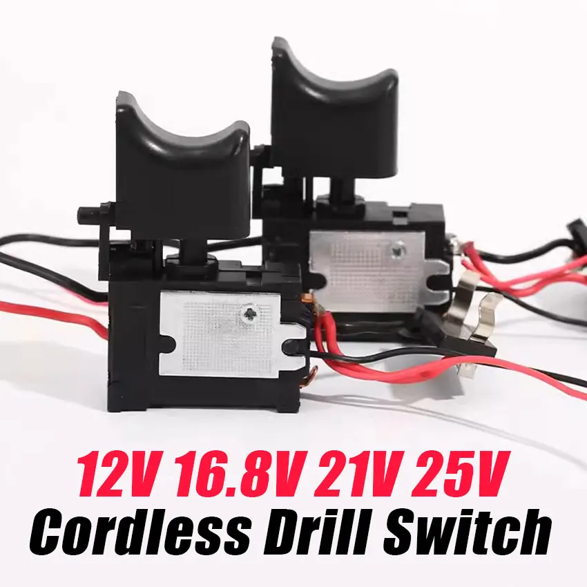 12V-16-8V-21V-25V-Cordless-Drill-Switch-Li-ion-Electric-Hand-Drill ...