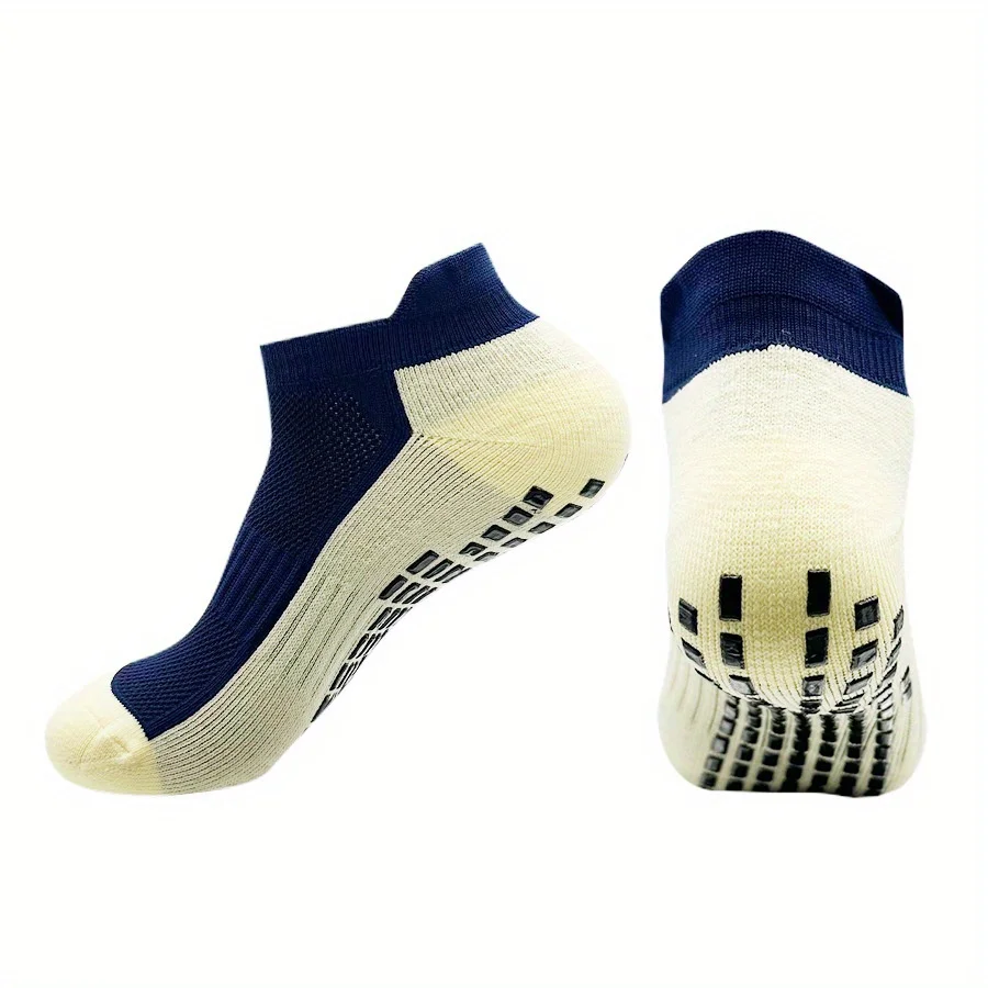 1 Pairs /5 Pairs of Multi-color New Men's and Women's Non-slip Football Socks Breathable Running Yoga Socks Hiking Sports Socks