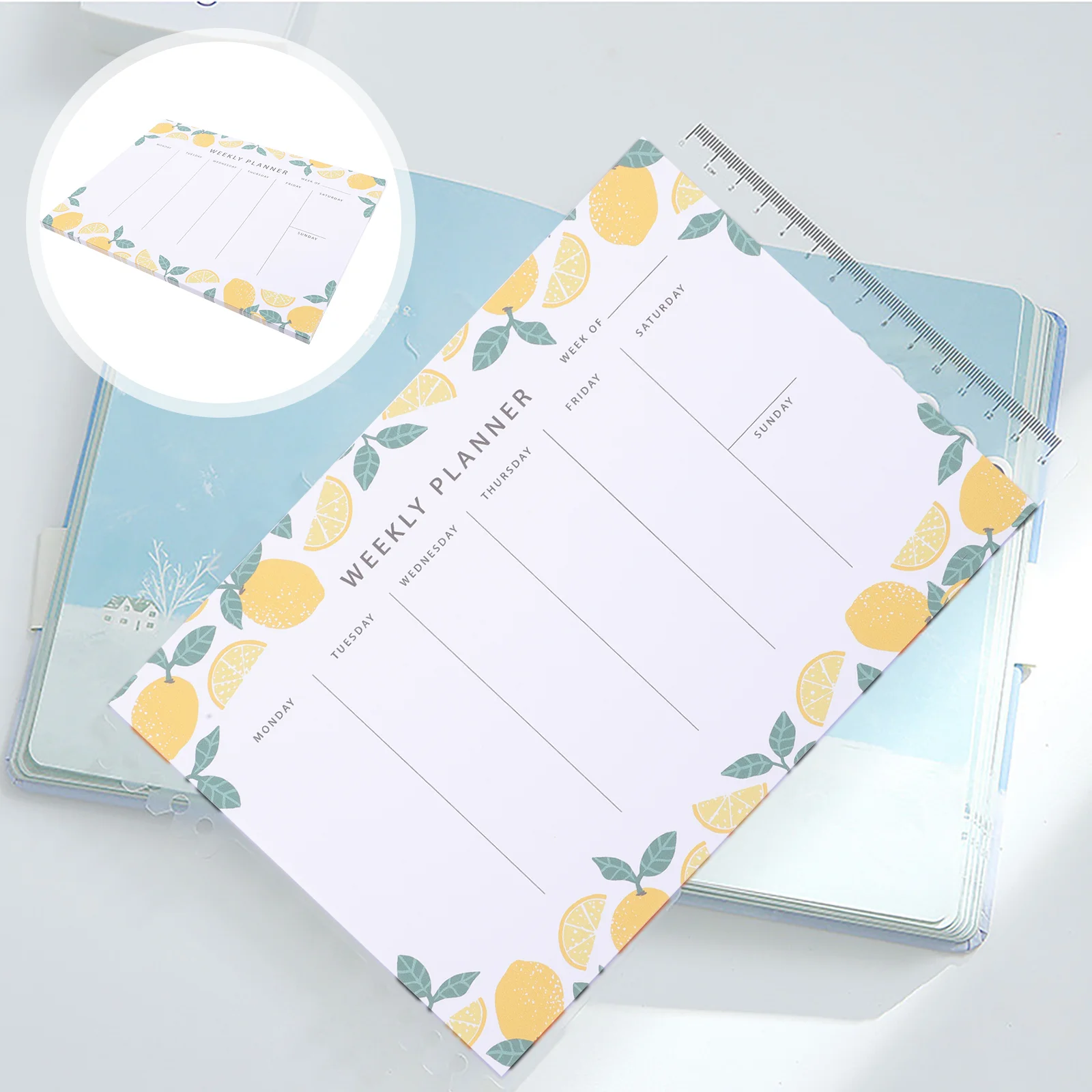 

Weekly Planner Notepad Tear-off Weekly Planning Notepad for Daily Schedule