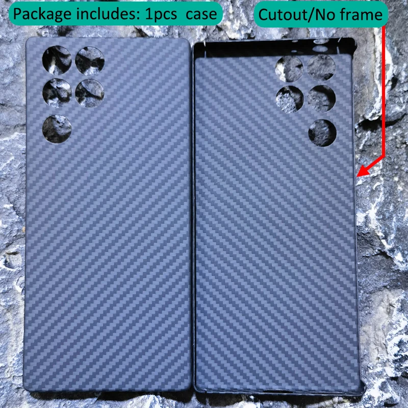 Premium Real Carbon Fiber Aramid Super Ultra Thin Lightweight Case