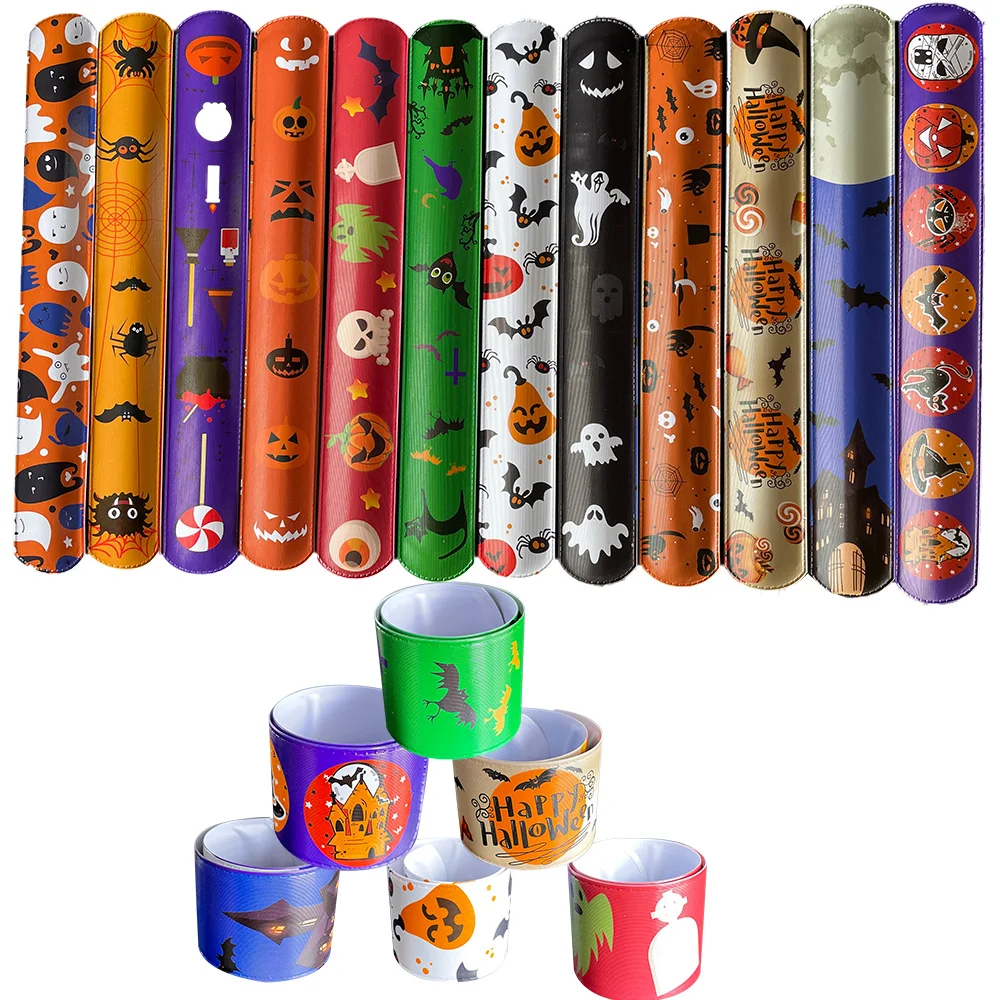 Jungle Safari Party Favors 15 PCS Animal Print Slap Bracelets prize wheel Safari Animals Theme Pinata