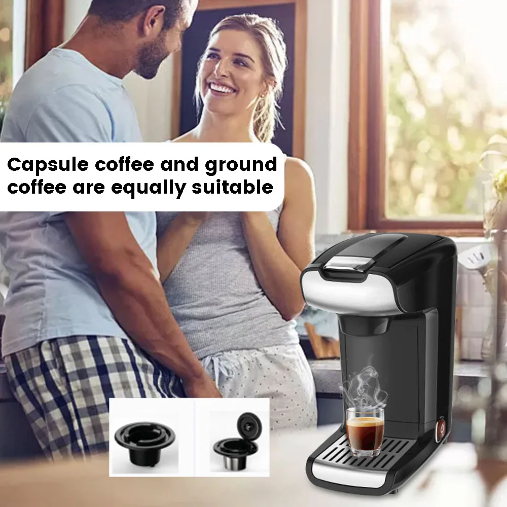 Capsule Coffee Machine 220-240V Household Single Cup 300ML Electric Small Espresso Drip