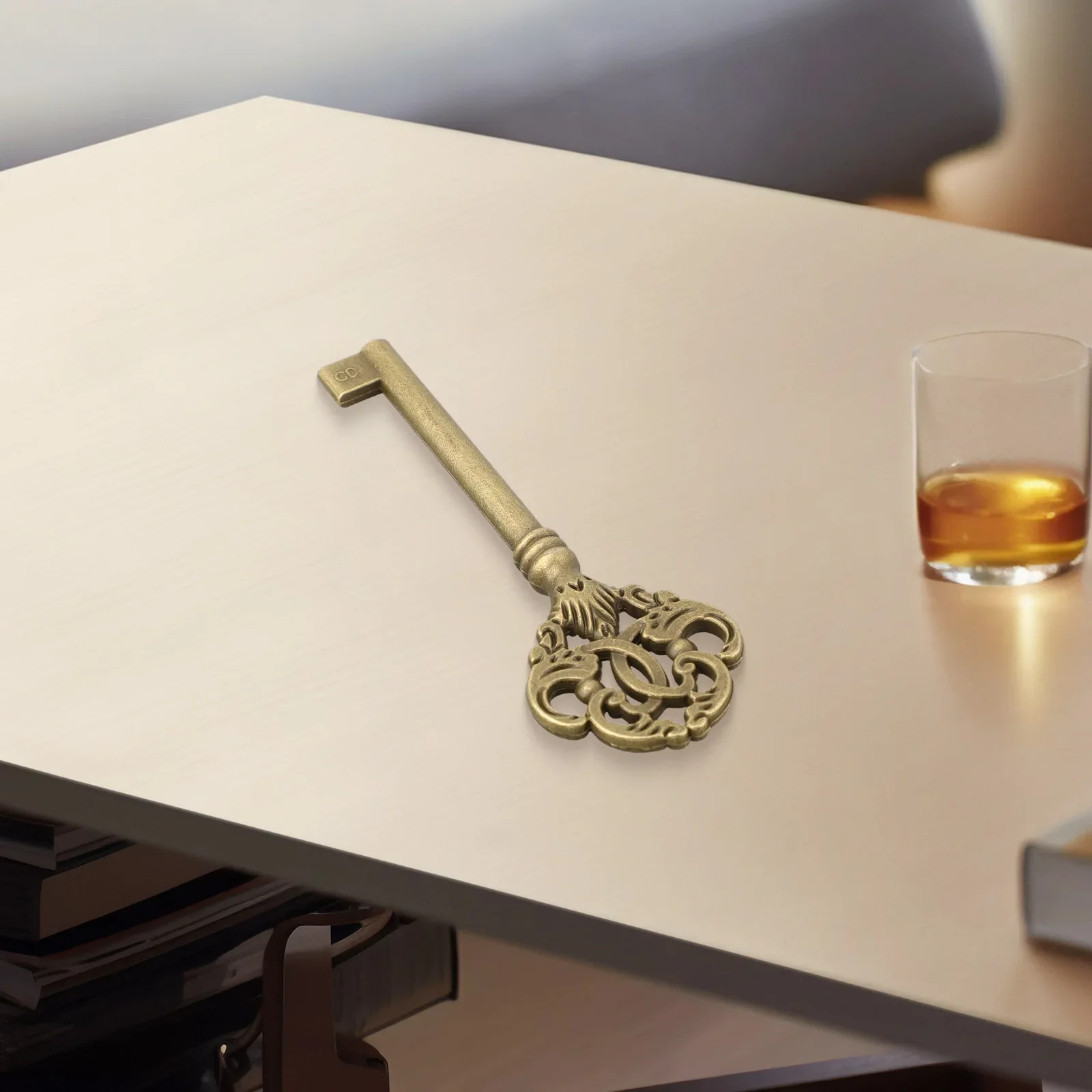 Furniture Key 10pc Furniture Vintage Style Open Skeleton Key Hole Head Furniture Cabinet Antique Alloy Key Cabinets Home Hardware