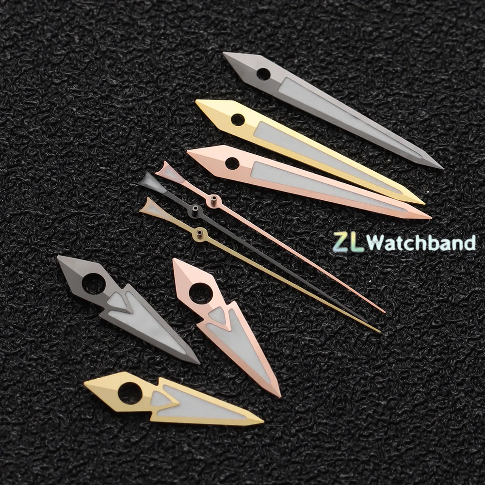 Silver, Gold, Rose Gold, Grey Luminous Watch Hands